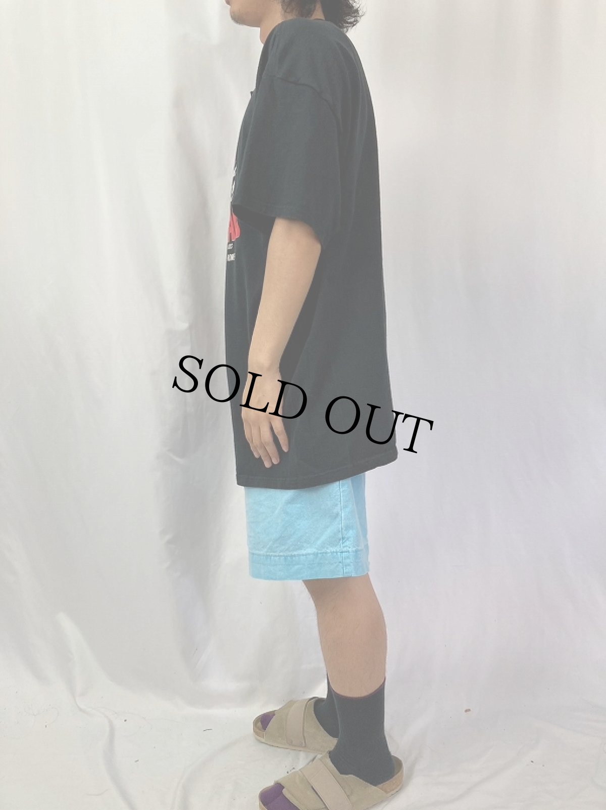 画像3: 2000's "DAWN OF THE DEAD" ホラー映画 プリントTシャツ BLACK XXL (3)