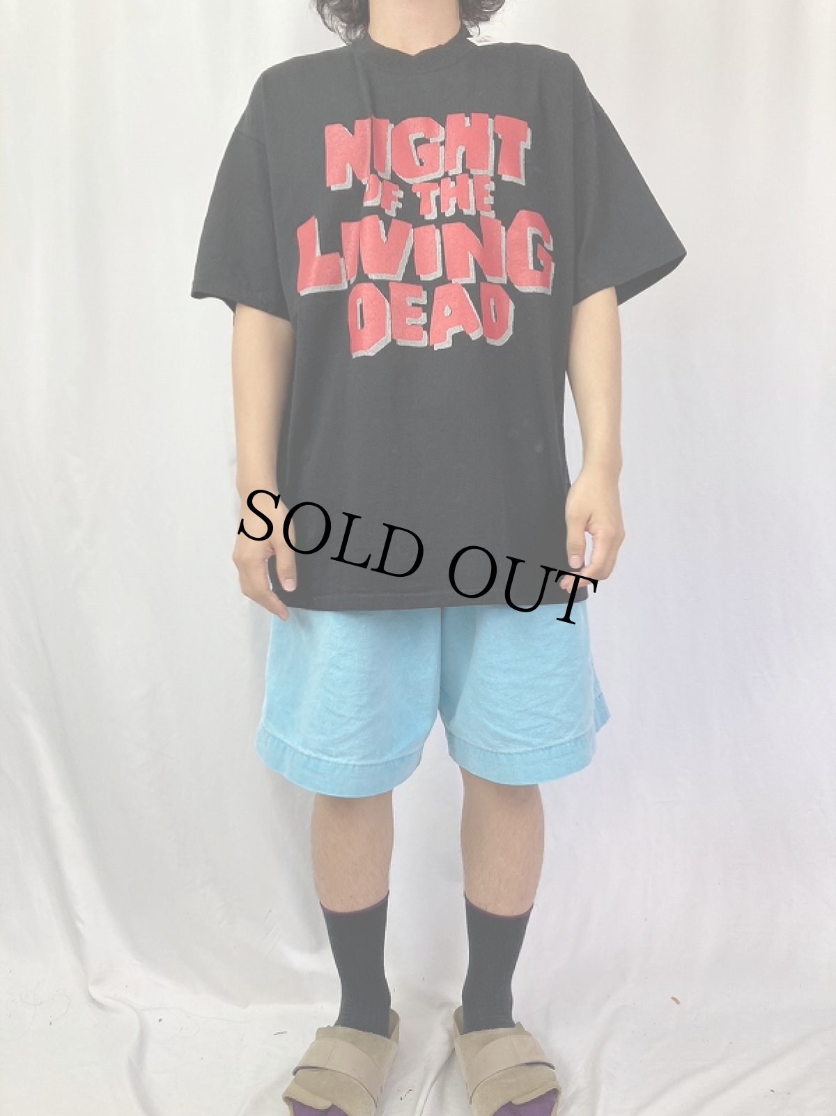 画像3: 2000's "Night of the Living Dead" ホラー映画 プリントTシャツ BLACK XL (3)