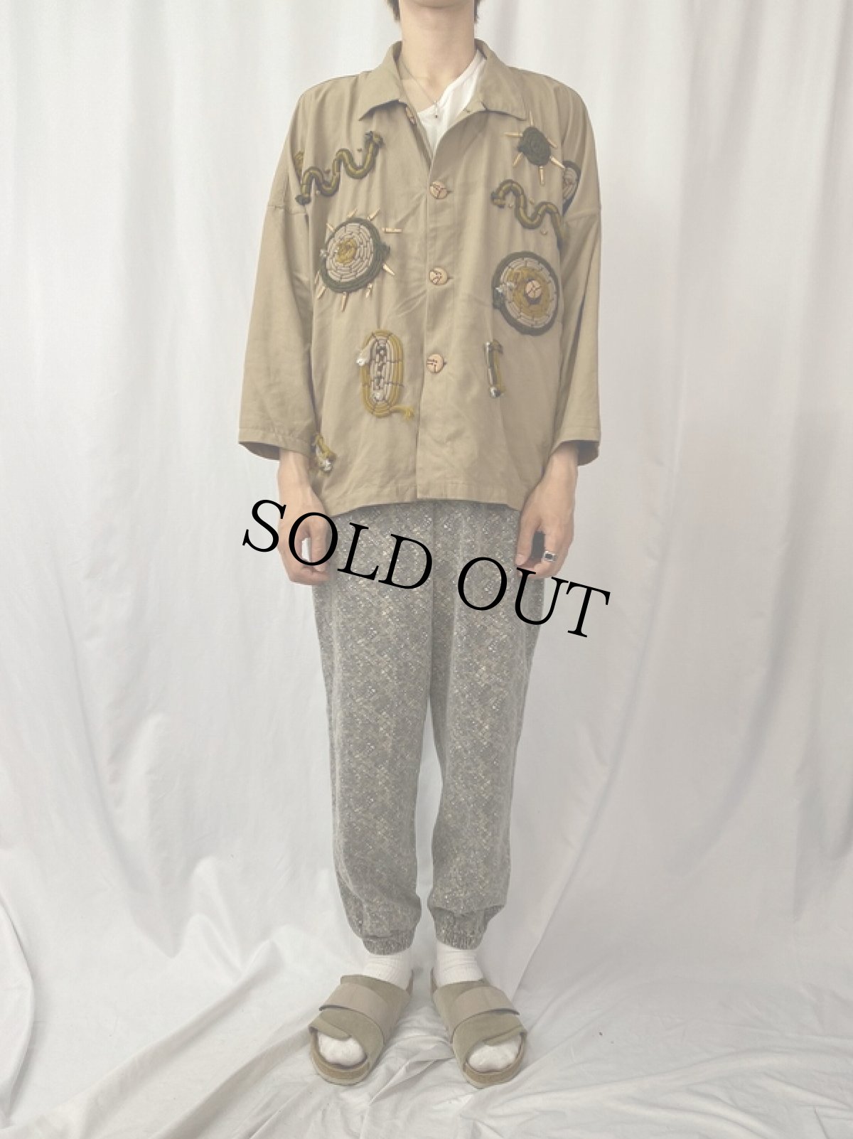 画像2: CALUGI E GIANNELLI ITALY製 ギミックシャツジャケット (2)