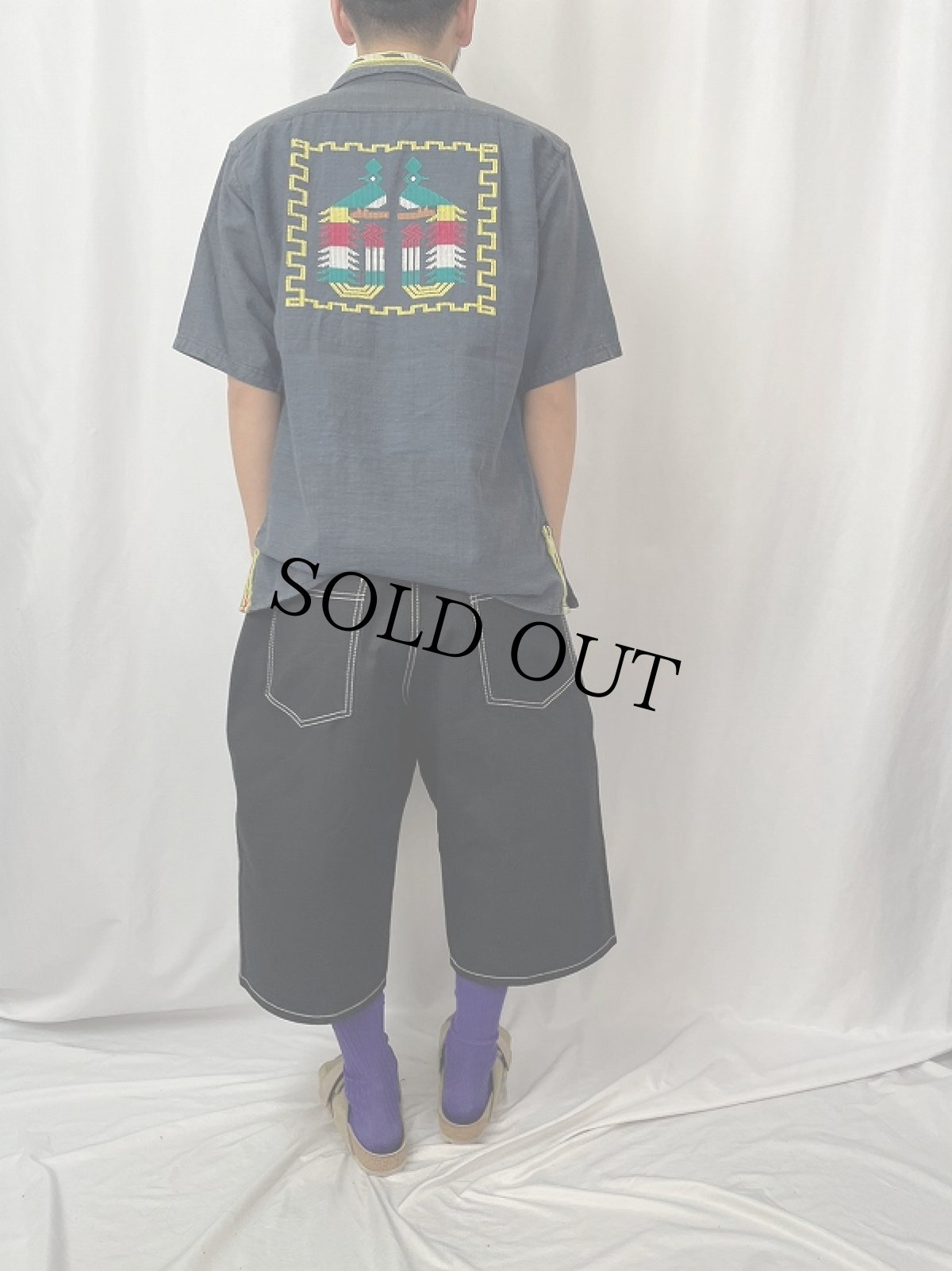 画像4: 60's Paulina's Manufacture ガテマラシャツ (4)