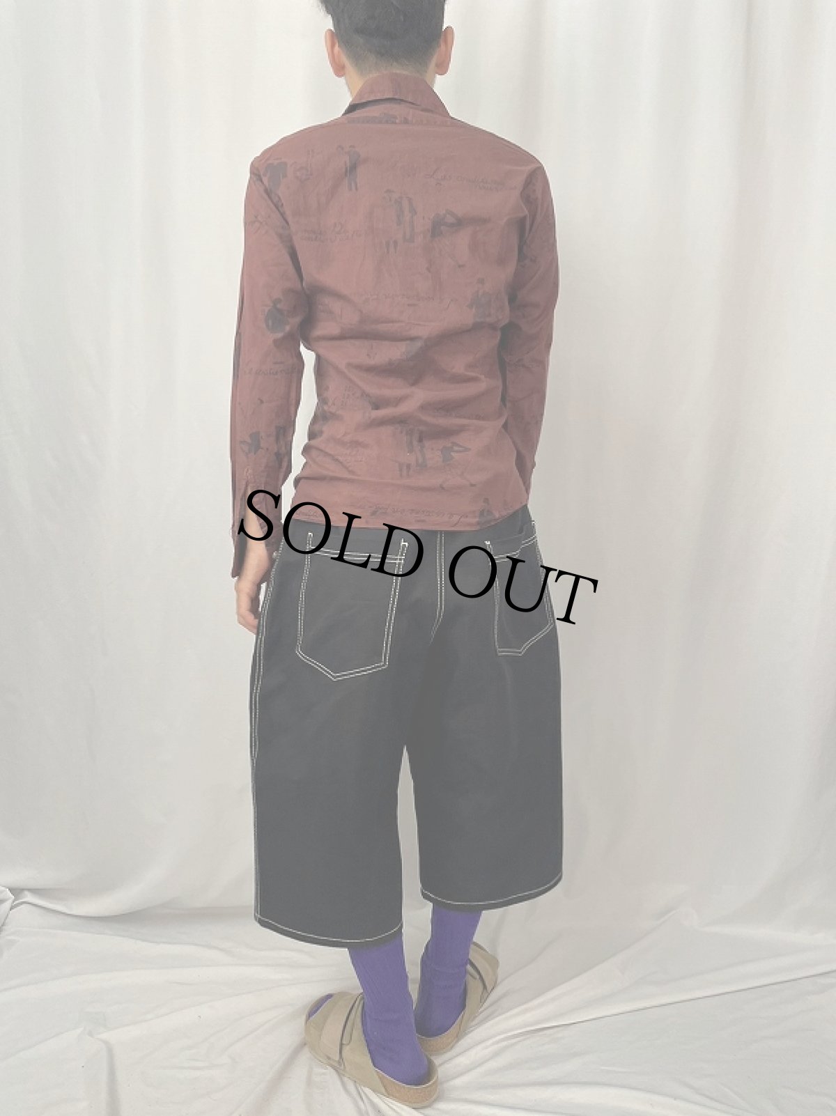 画像4: 70's〜 BRUTUS 総柄シャツ (4)