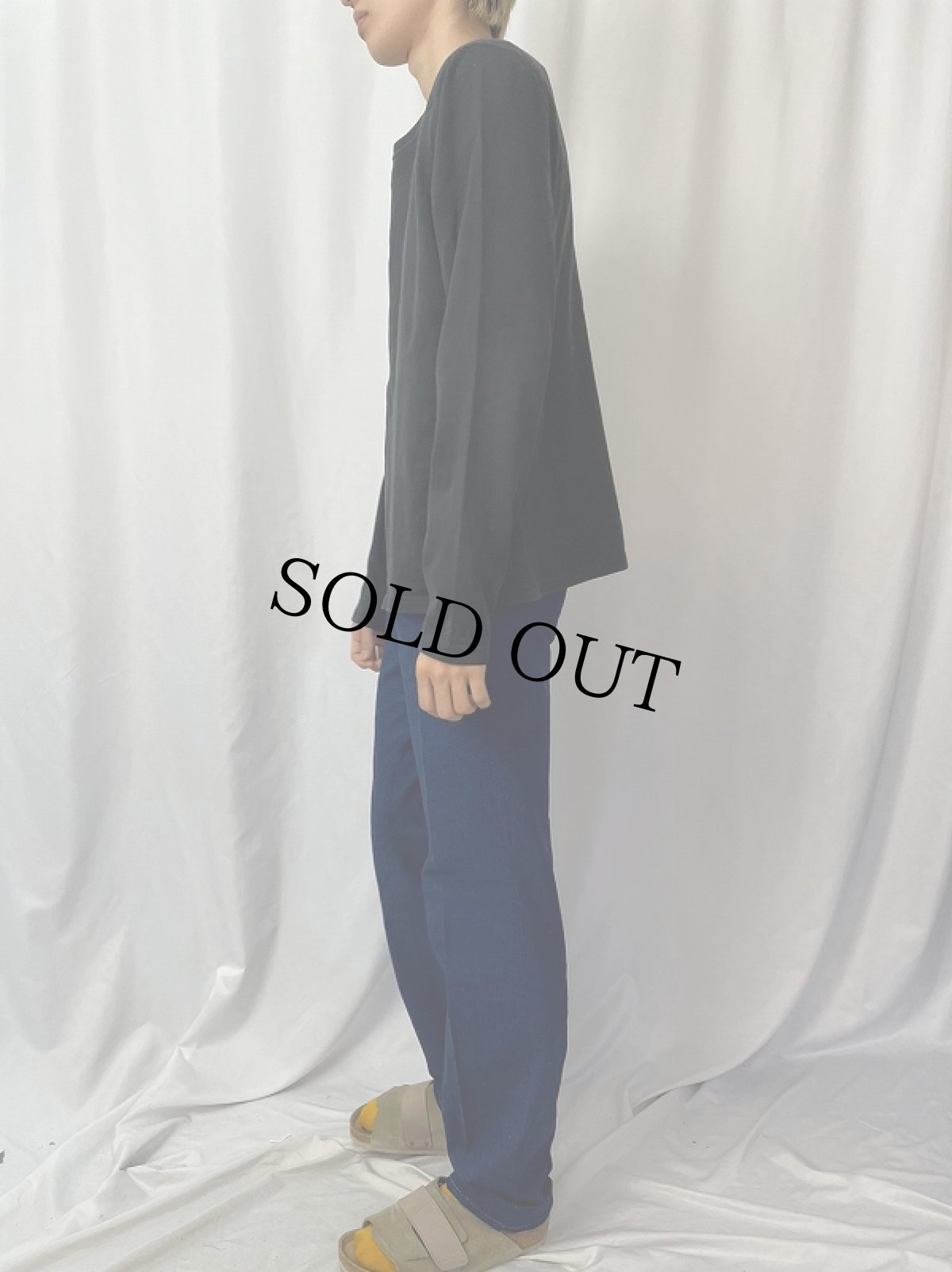 画像3: POLO Ralph Lauren 無地スウェット BLACK L (3)