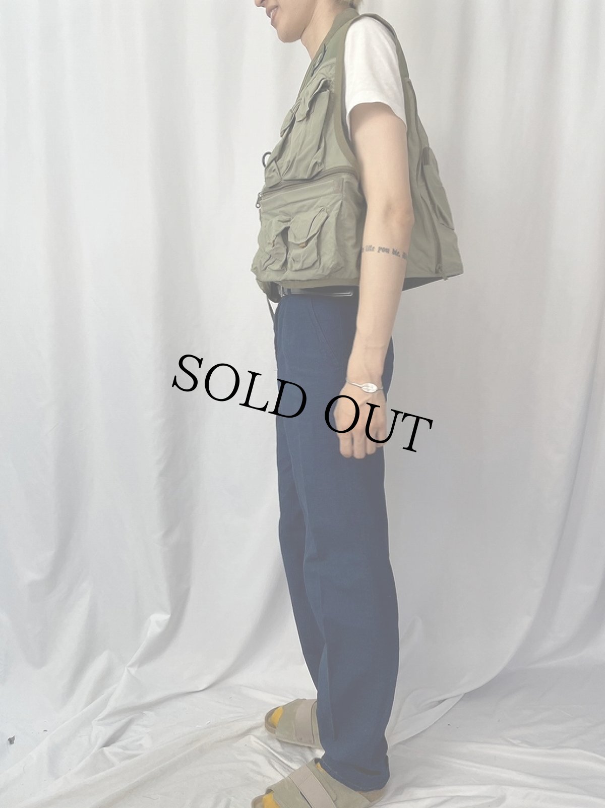 画像3: 90's ORVIS メッシュフィッシングベスト XL (3)