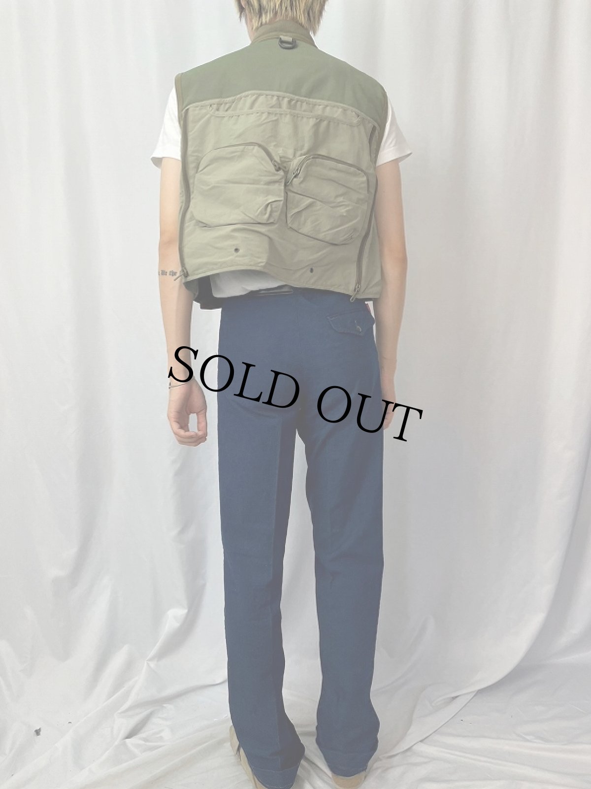 画像4: 90's ORVIS メッシュフィッシングベスト XL (4)