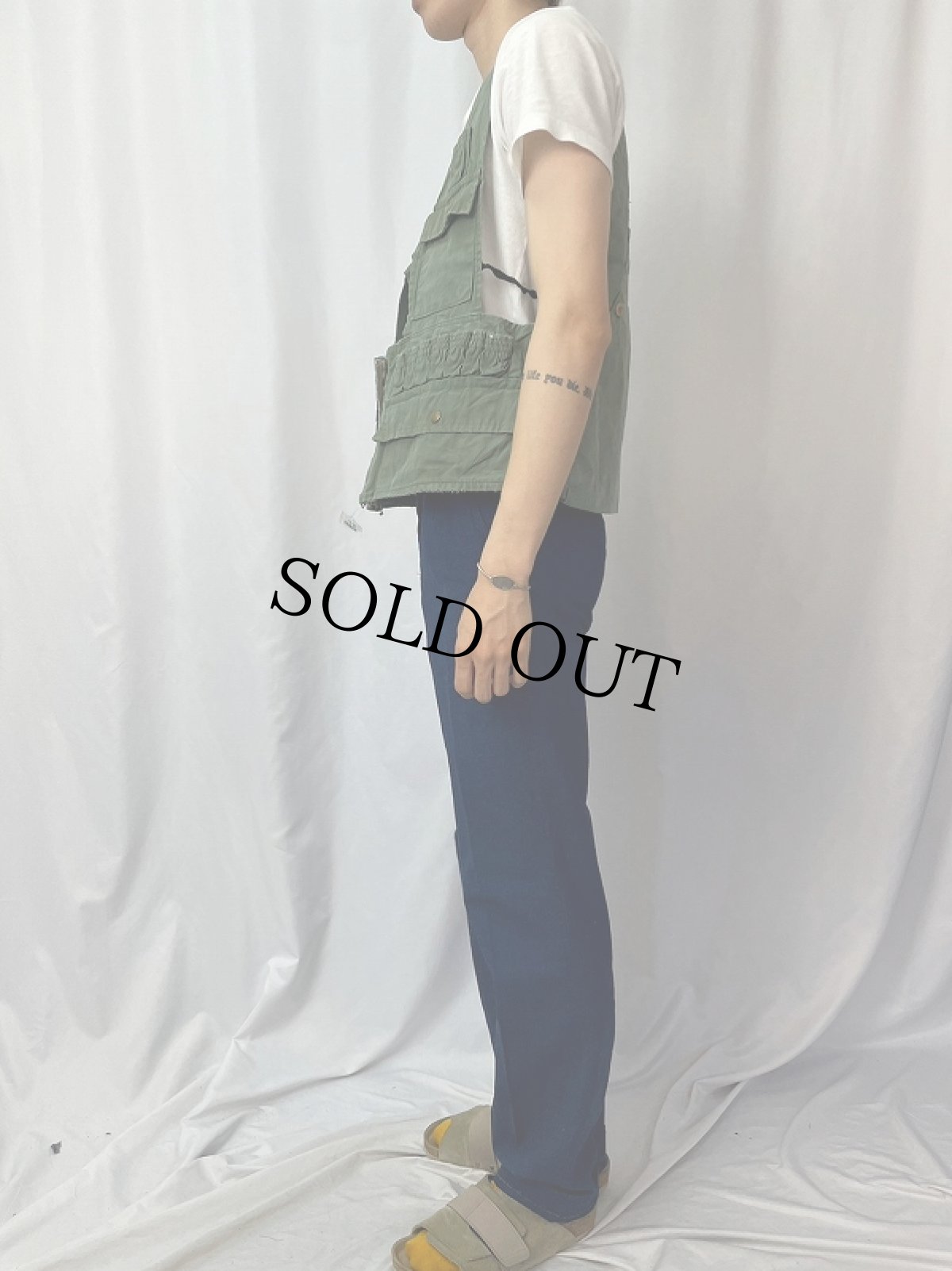 画像3: FRANCE製 コットンポリベスト (3)