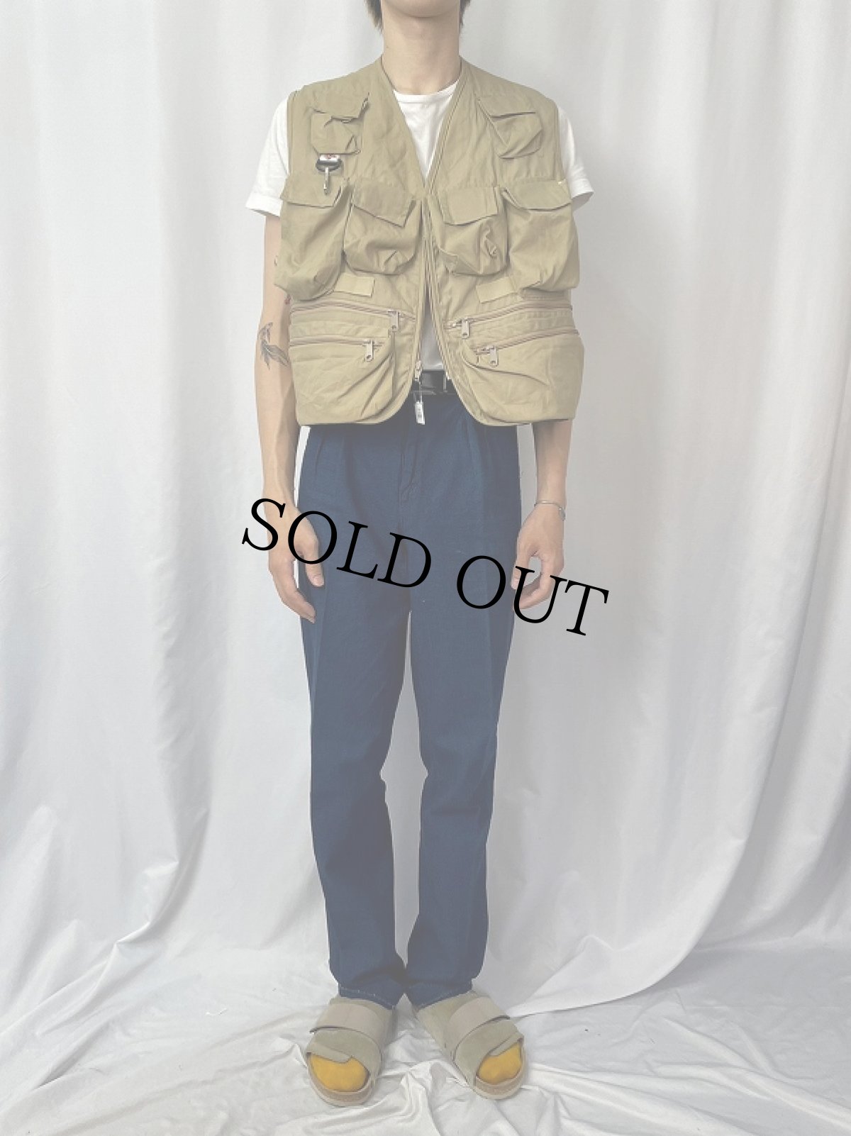 画像2: 70〜80's Columbia フィッシングベスト L (2)