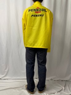 画像4: 80's PENNZOIL USA製 パッチ付きナイロンジャケット XL (4)