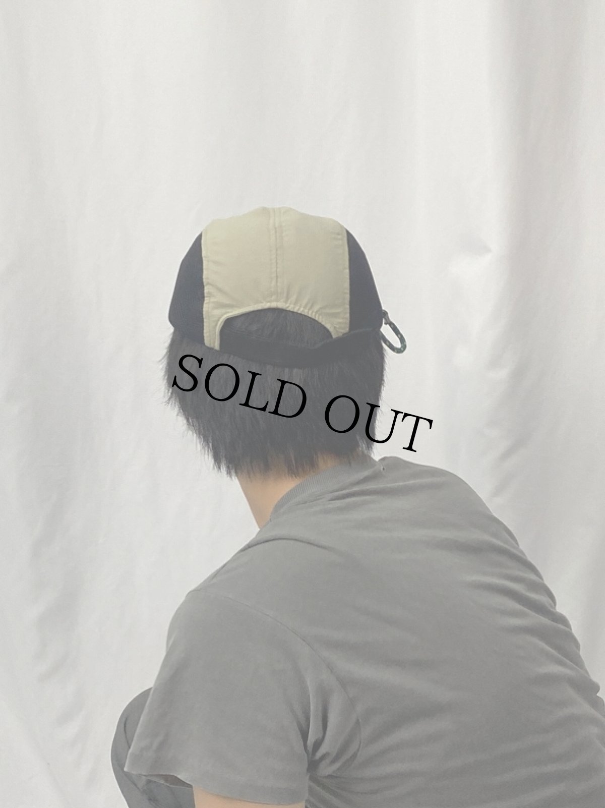 画像4: メッシュ切り替え ナイロンロングビルキャップ (4)