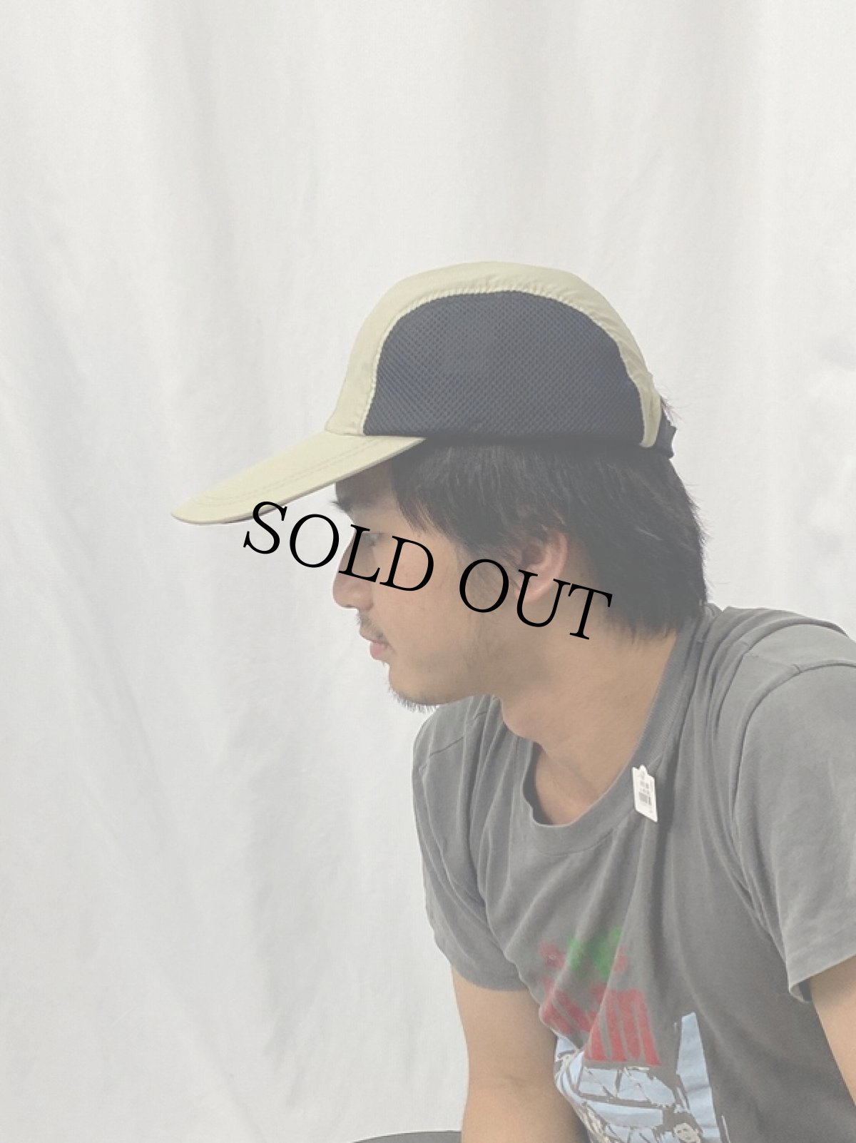 画像3: メッシュ切り替え ナイロンロングビルキャップ (3)