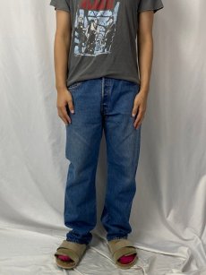 画像2: 2000's Levi's 501 USA製 デニムパンツ W33 (2)