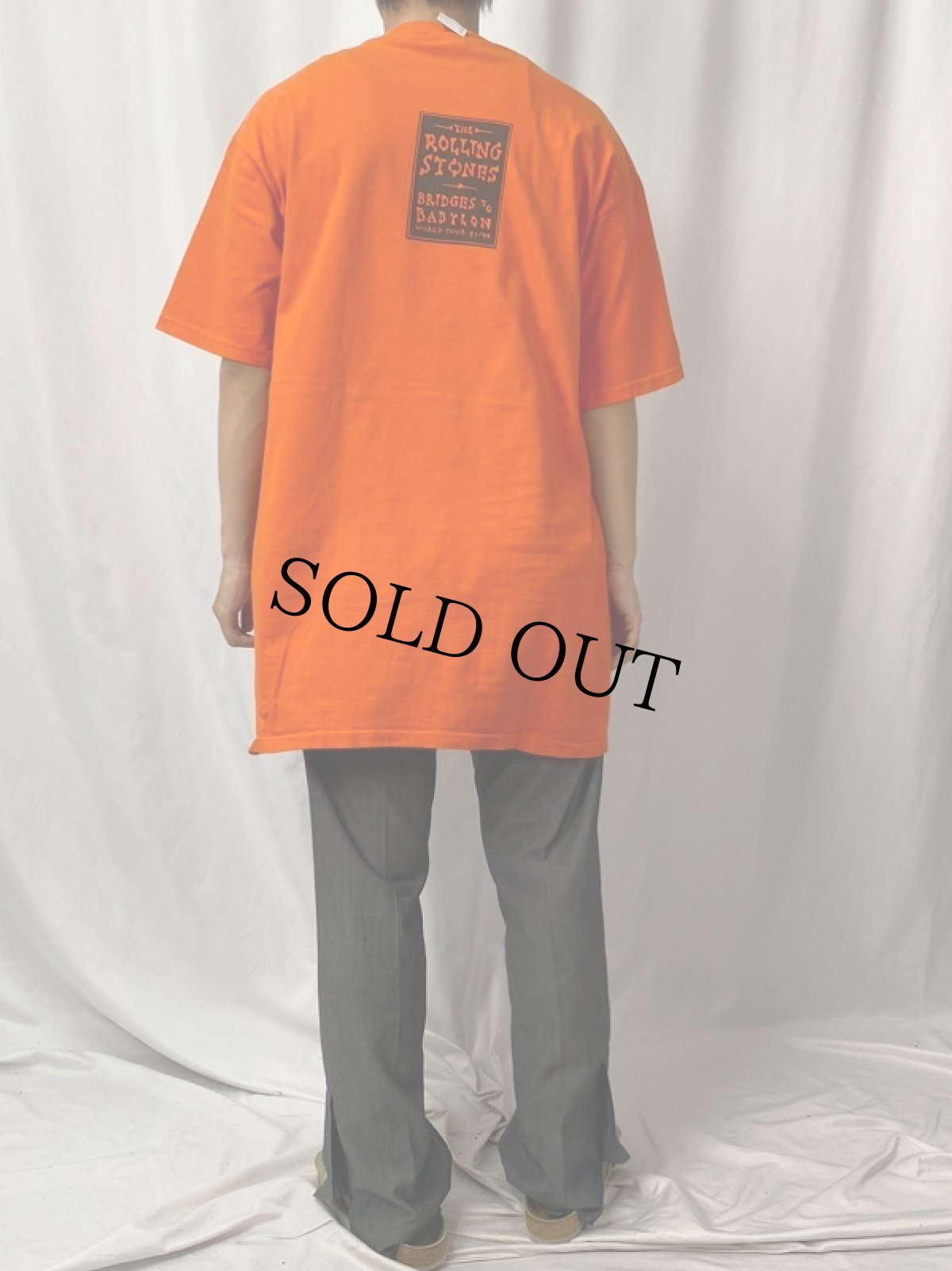 画像4: 90's The Rolling Stones USA製 "BRIDGES TO BABYLON" ロックバンドツアーTシャツ L (4)