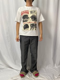 画像2: 90's THE BEATLES "Melody Maker" ロックバンド マガジンプリントTシャツ L (2)