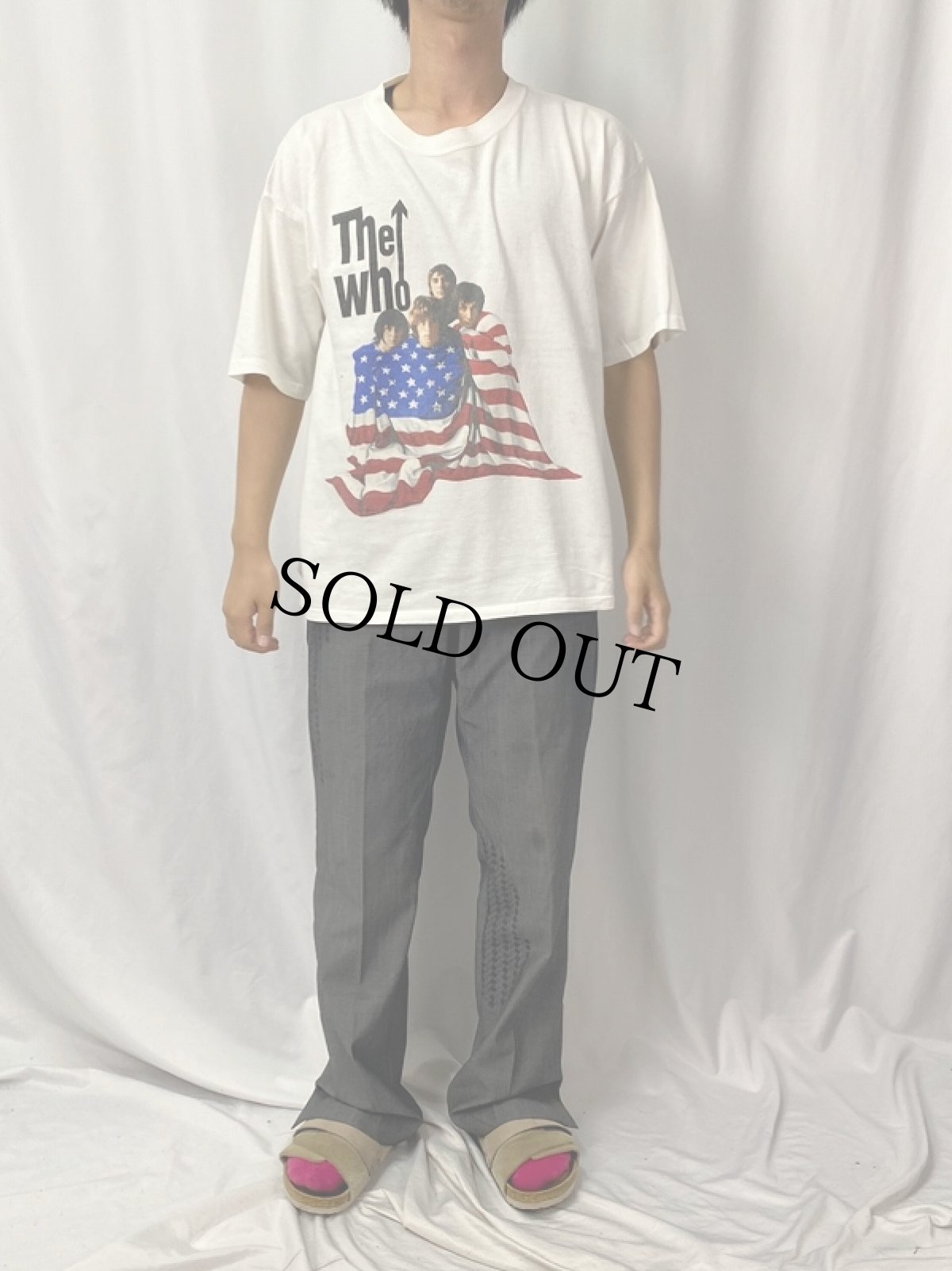 画像2: 2002 The Who "NORTH AMERICAN TOUR" ロックバンドツアーTシャツ L (2)