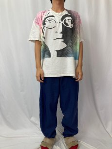 画像2: 90's Lee USA製 “John Lennon” 大判プリントTシャツ XL (2)