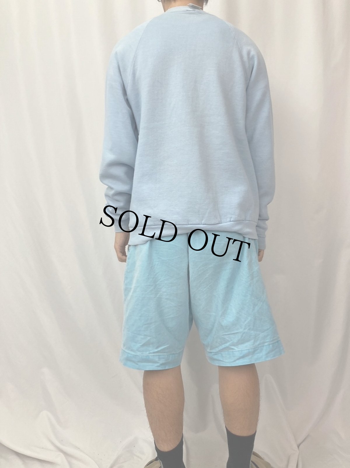 画像4: 80's LSJ Sportswear USA製 魚イラスト プリントスウェット XL (4)