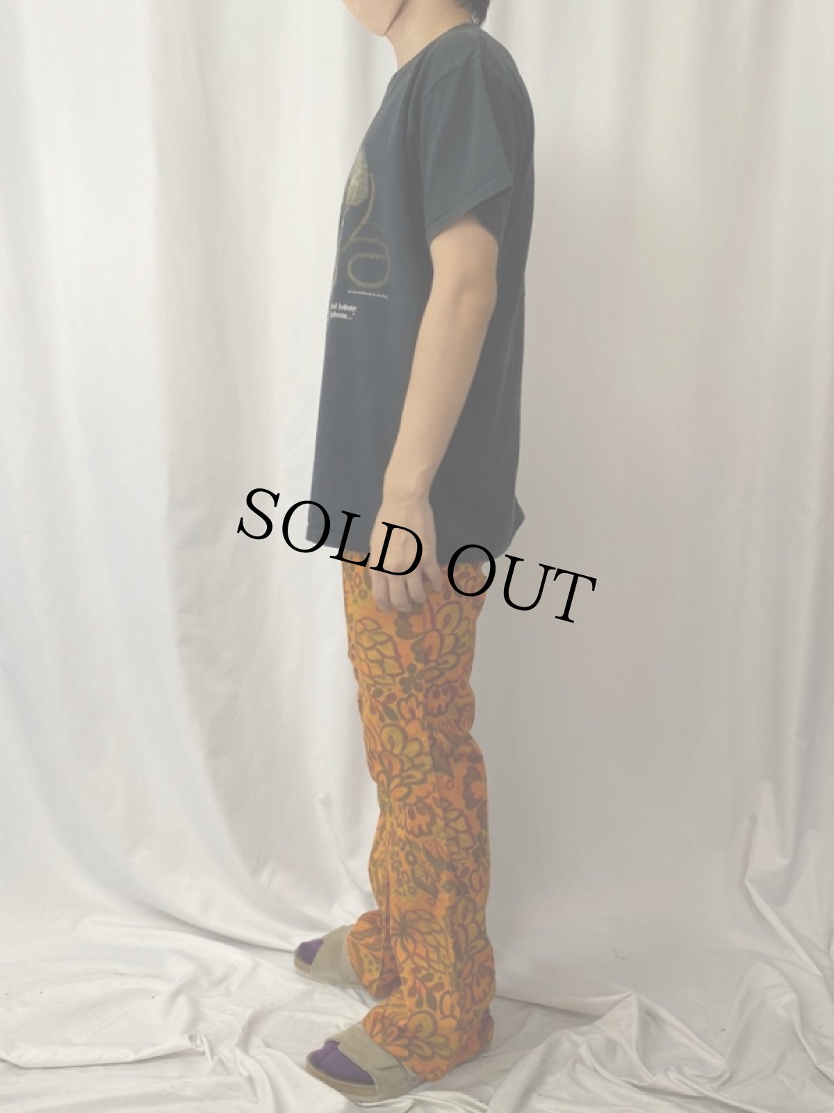 画像3: 90's SALVADOR DALI "Lobster Telephone" アートプリントTシャツ L (3)