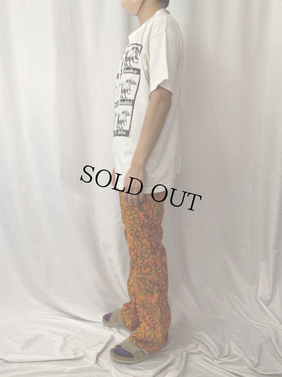 画像3: 90's Barbara Kruger USA製 "FOTOFOLIO UNITED AGAINST AIDS" エイズ撲滅プリントTシャツ L (3)