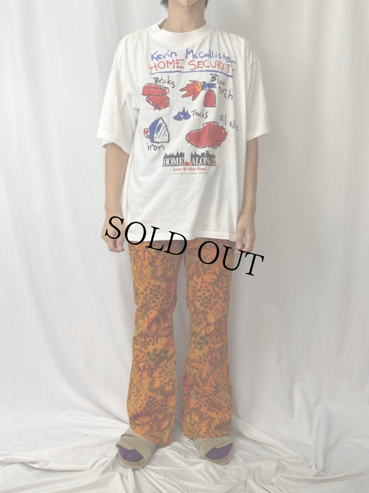 画像2: 90's HOME ALONE 2 "LOST IN NEW YORK" 映画プリントTシャツ XL (2)