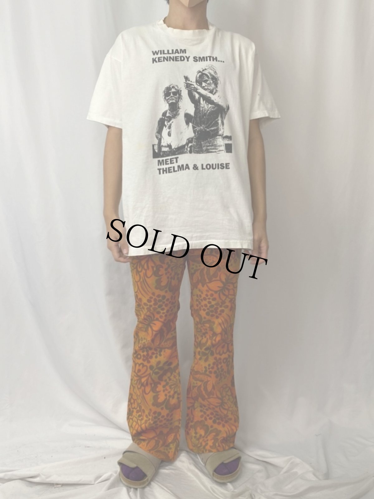 画像2: 90's THELMA&LOUISE USA製 映画プリントTシャツ XL (2)