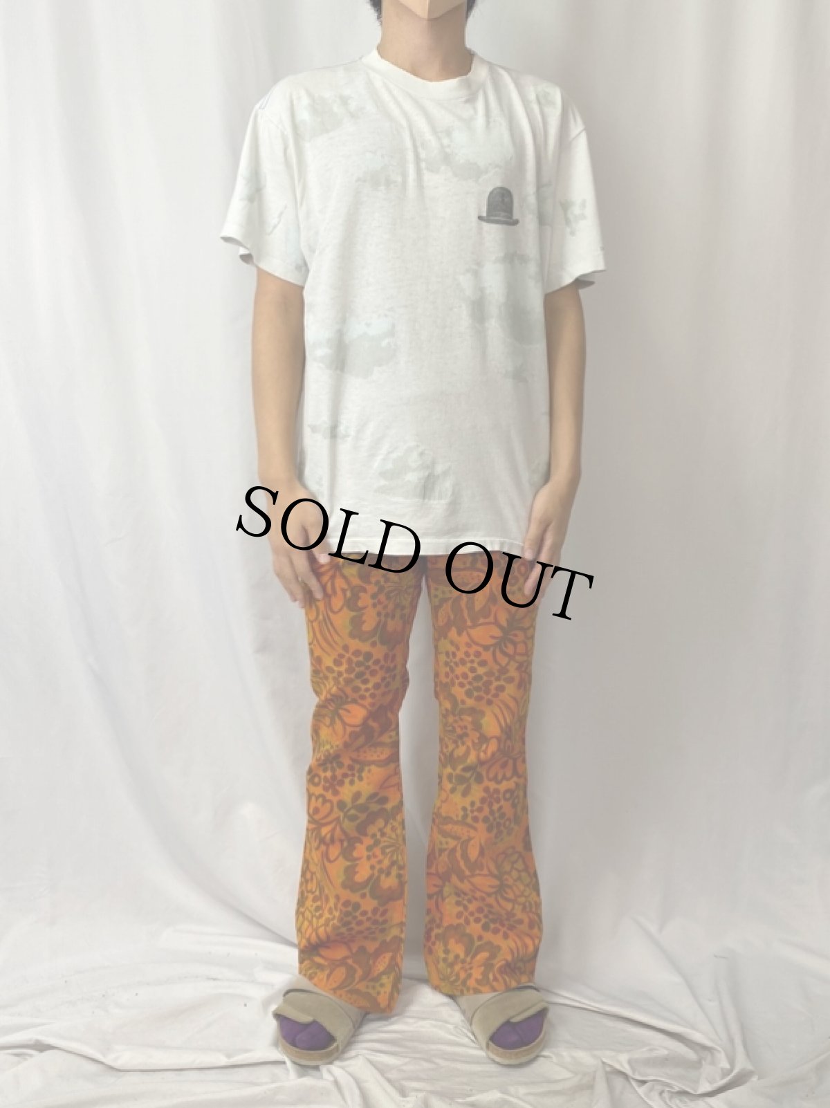 画像2: 90's Rene Magritte USA製 アートプリントTシャツ L (2)