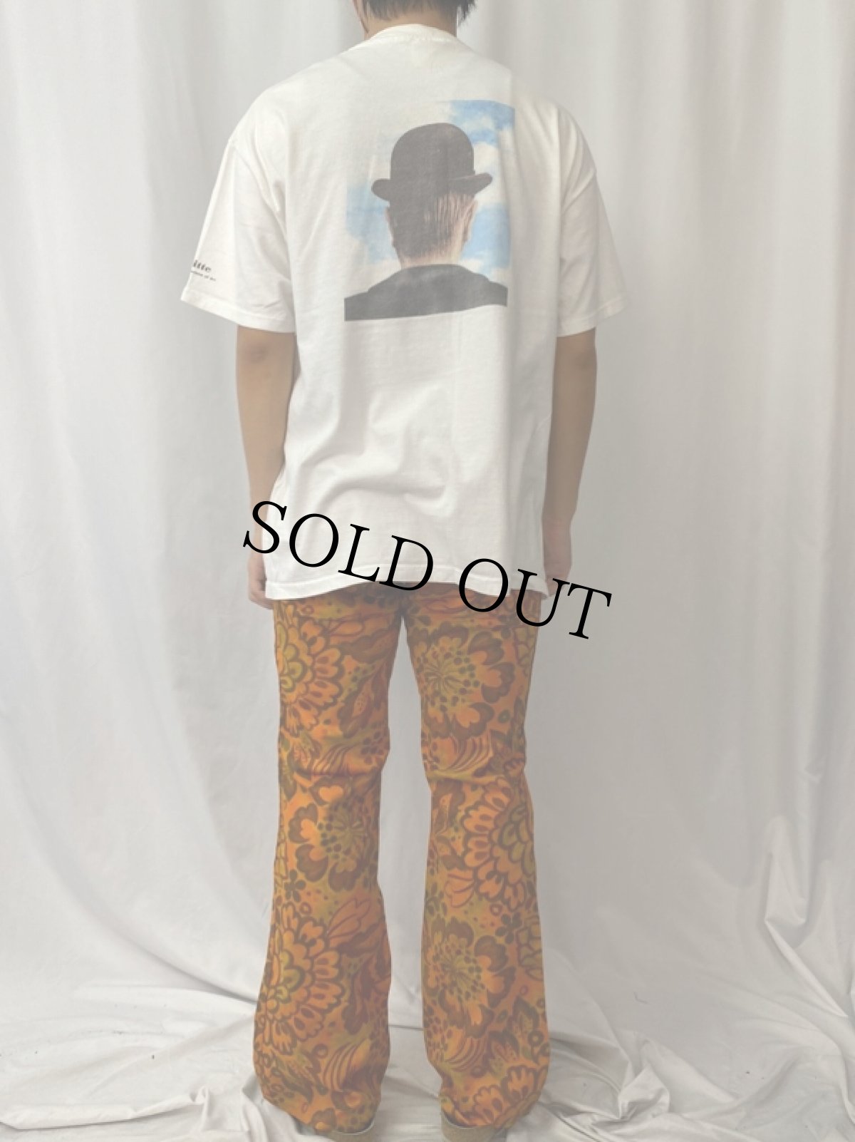 画像5: 90's Rene Magritte USA製 "the son of man" アートプリントTシャツ XL (5)