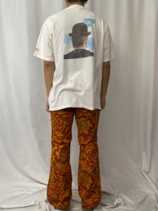 画像5: 90's Rene Magritte USA製 "the son of man" アートプリントTシャツ XL (5)
