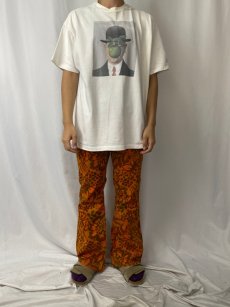 画像3: 90's Rene Magritte USA製 "the son of man" アートプリントTシャツ XL (3)