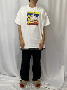 画像2: 90's Dick Tracy&Superman “Clark wants Dick Dick wants Condoms” ポップアートプリントTシャツ XL (2)