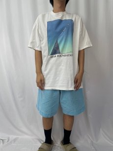 画像2: 90's Richard Stain "Man Reaching For A Star" アートプリントTシャツ XXL (2)