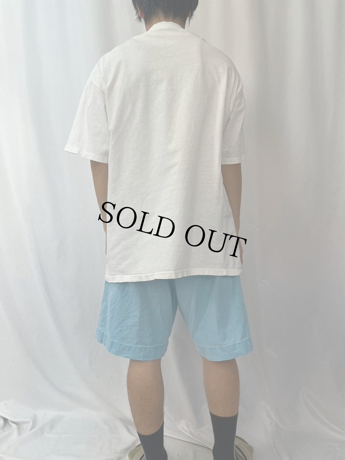 画像4: 90's Richard Stain "Man Reaching For A Star" アートプリントTシャツ XXL (4)