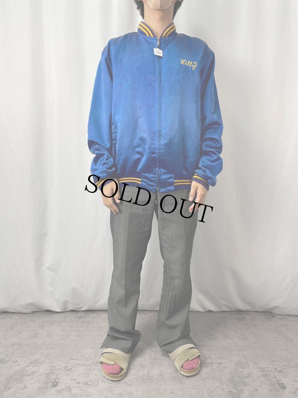 画像2: 【SALE】 80's "SUWON AB INTRAMURAL BOWLING CHAMPIONS" 刺繍ブルゾン (2)