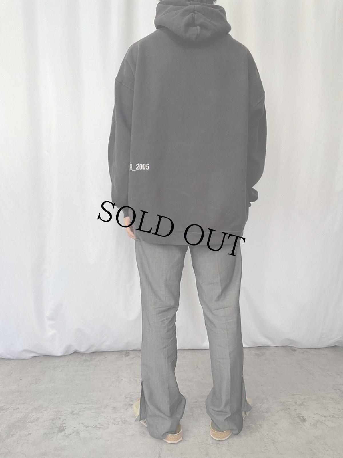 画像3: 2005 NINE INCH NAILS ロックバンドプリントスウェットフーディー XL (3)