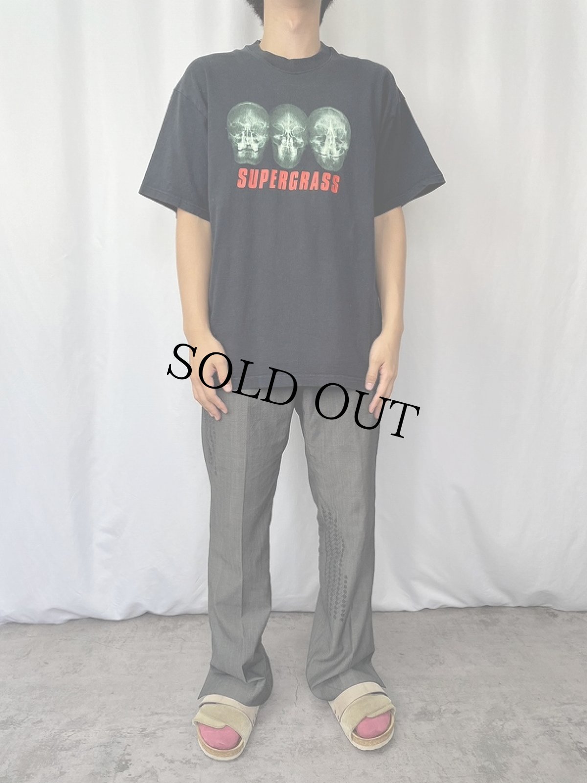 画像2: SUPERGRASS ロックバンドツアーTシャツ (2)