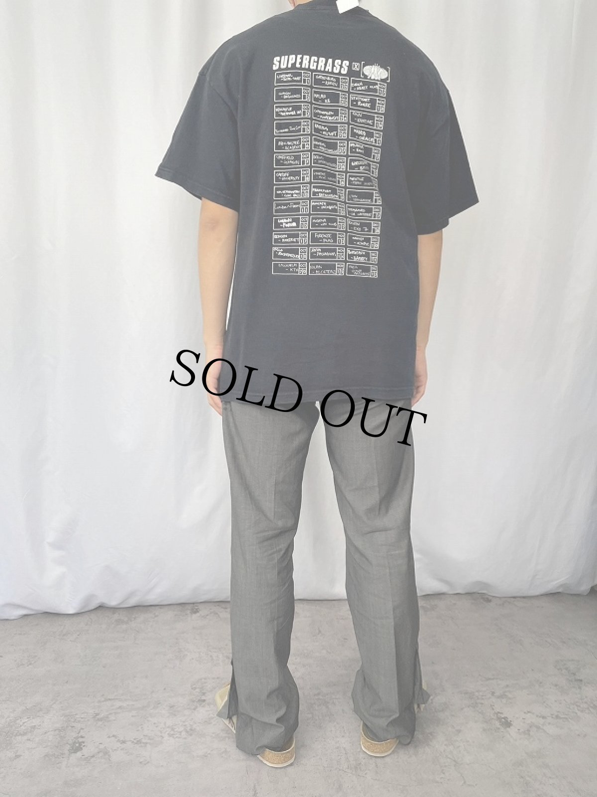 画像3: SUPERGRASS ロックバンドツアーTシャツ (3)