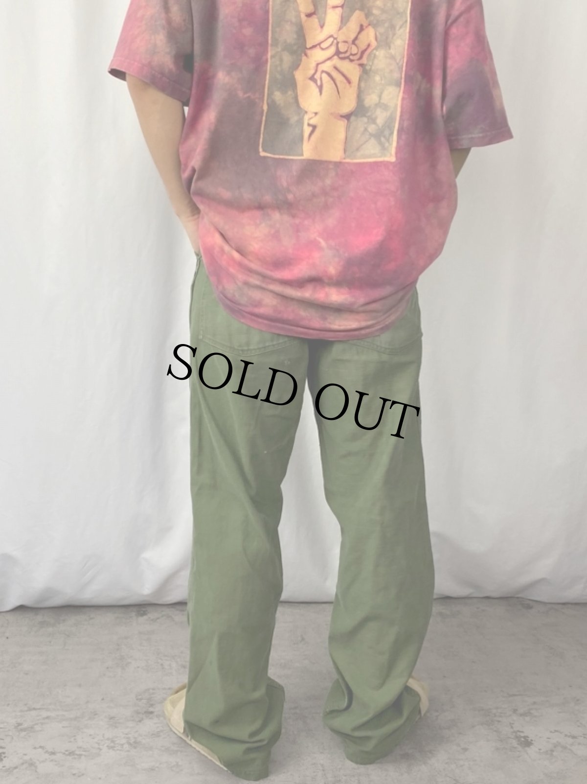 画像3: 50's U.S.ARMY "サイドアジャスタ付き" ベイカーパンツ W28-29 (3)