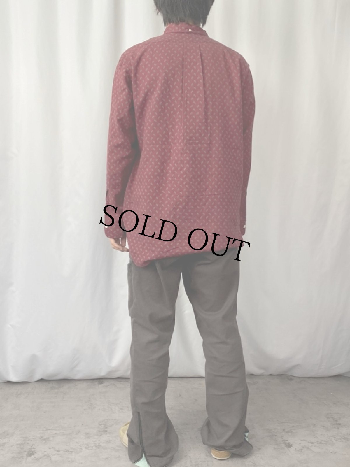 画像3: 60's CHARWOOD DAVIDSONS 総柄シャツ M (3)