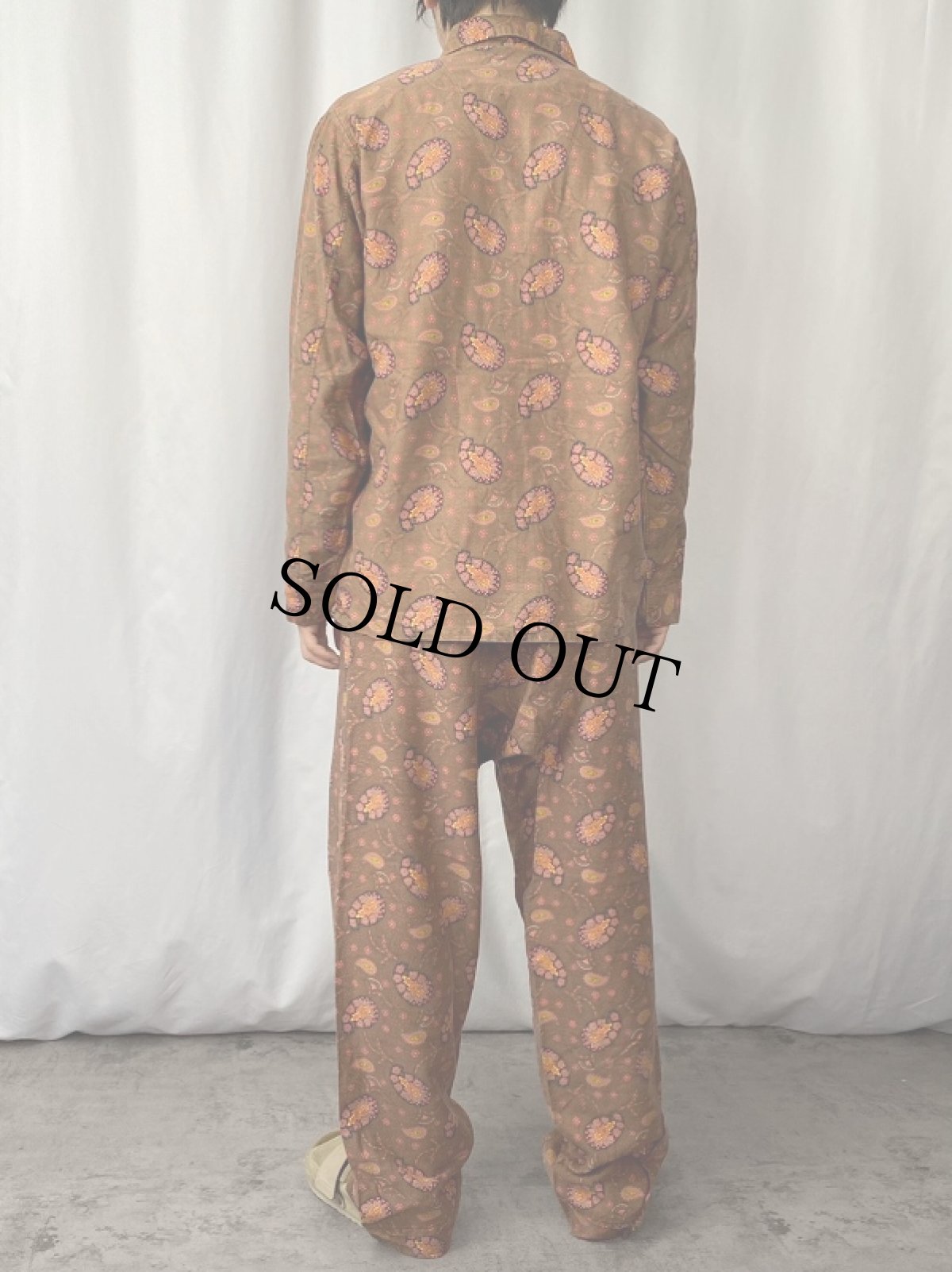 画像3: 50's FAULTLESS BY Wilson Brothers 総柄パジャマシャツ/パンツ SETUP (3)