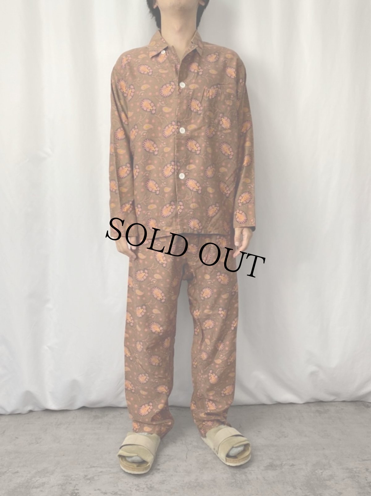 画像2: 50's FAULTLESS BY Wilson Brothers 総柄パジャマシャツ/パンツ SETUP (2)