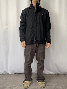 画像2: 90's berghaus ナイロンマウンテンパーカー BLACK M (2)