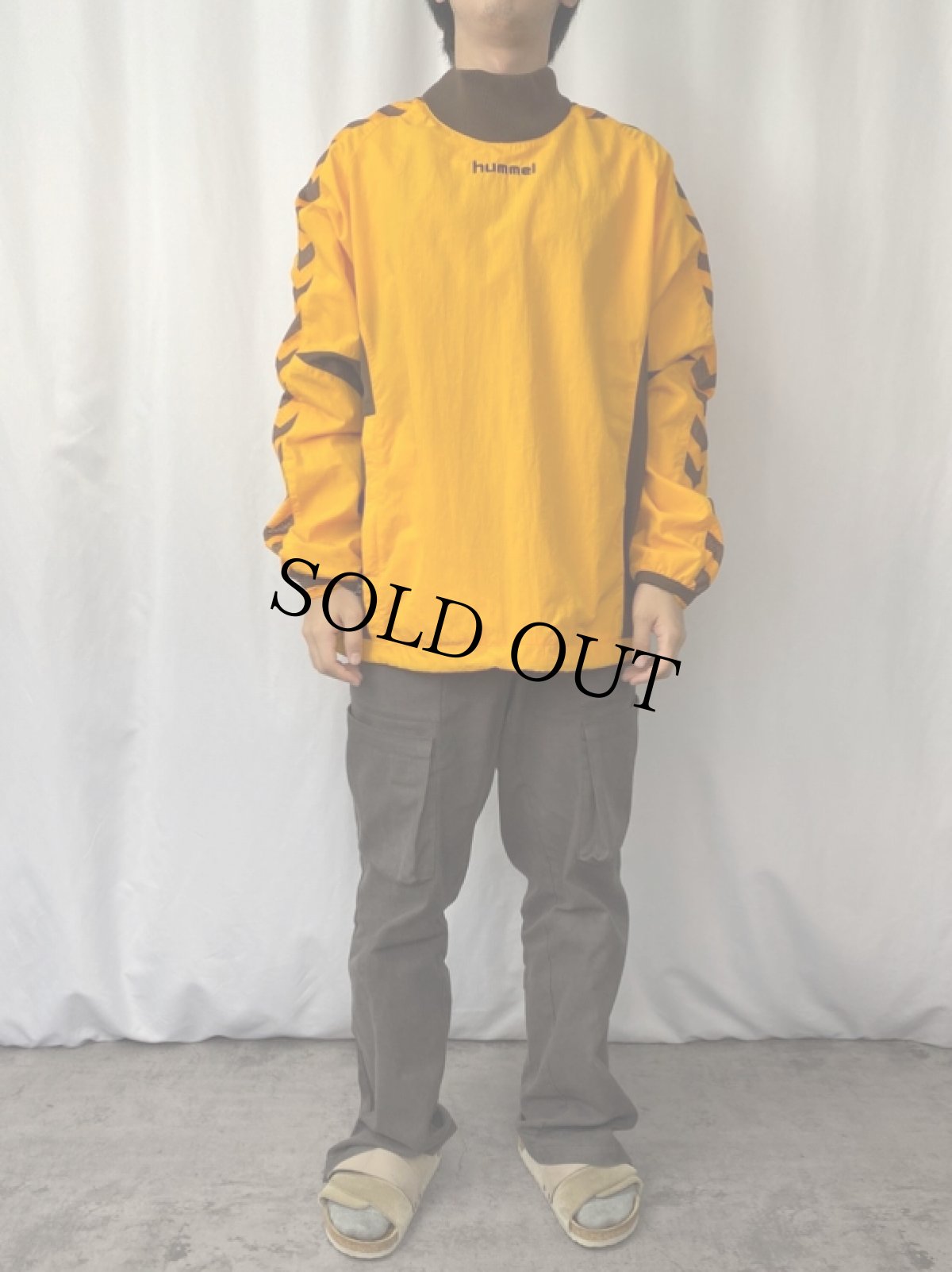 画像2: hummel ロゴ刺繍 プルオーバージャケット (2)