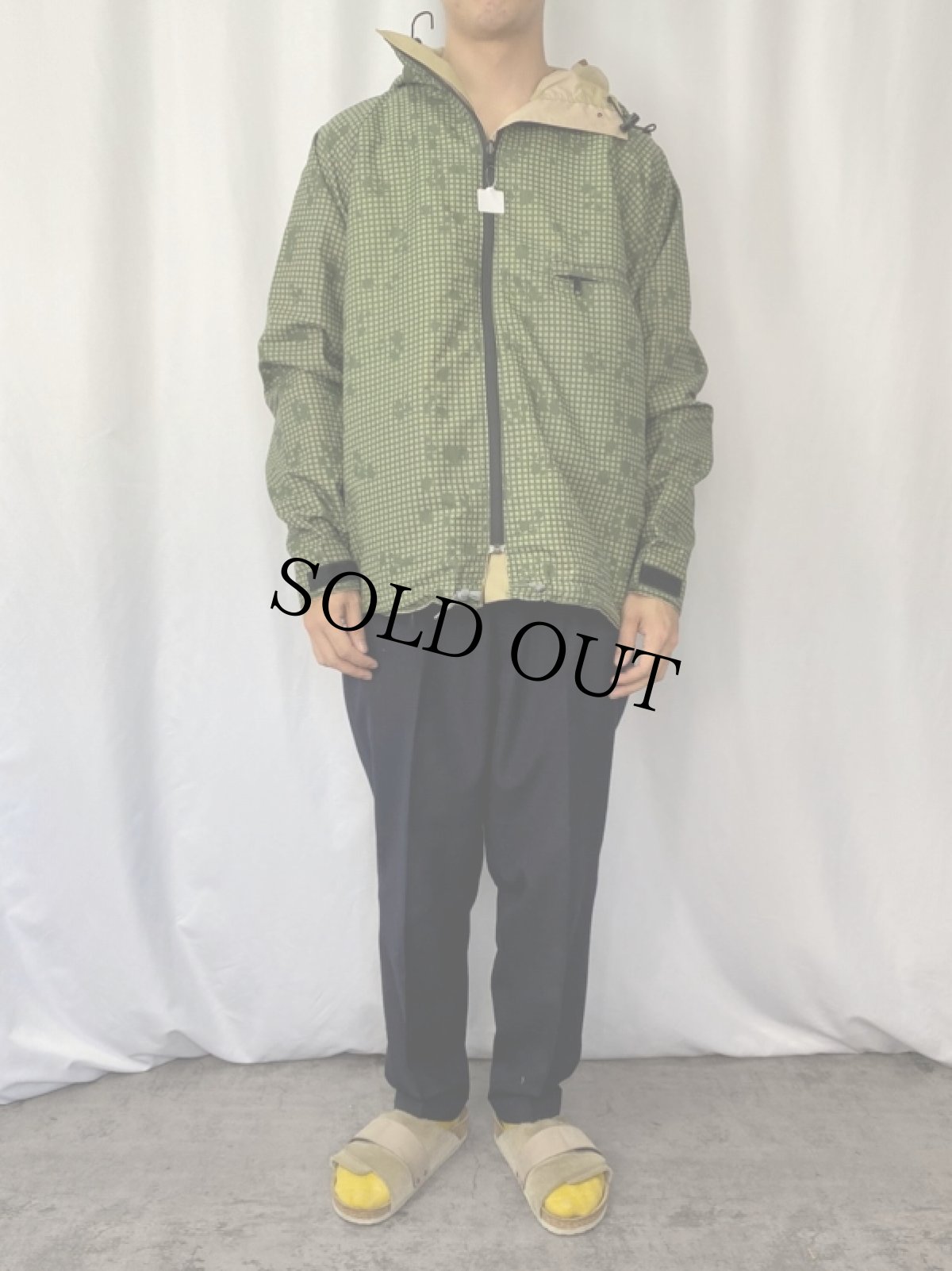 画像5: LOG HOUSE DESIGNS "GORE-TEX" デザートカモ×ナイトカモ リバーシブルパーカー L (5)