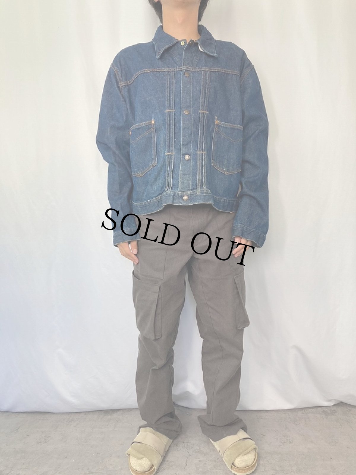 画像2: 50〜60's STOREBRAND "2nd TYPE" デニムジャケット (2)