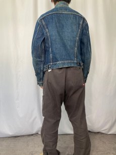 画像3: 60's LEVI'S 557 BIGE USA製 3rd デニムジャケット size42 (3)