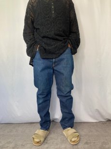 画像2: 60〜70's LEVI'S 606 BIGE オレンジタブ デニムパンツ W37 (2)