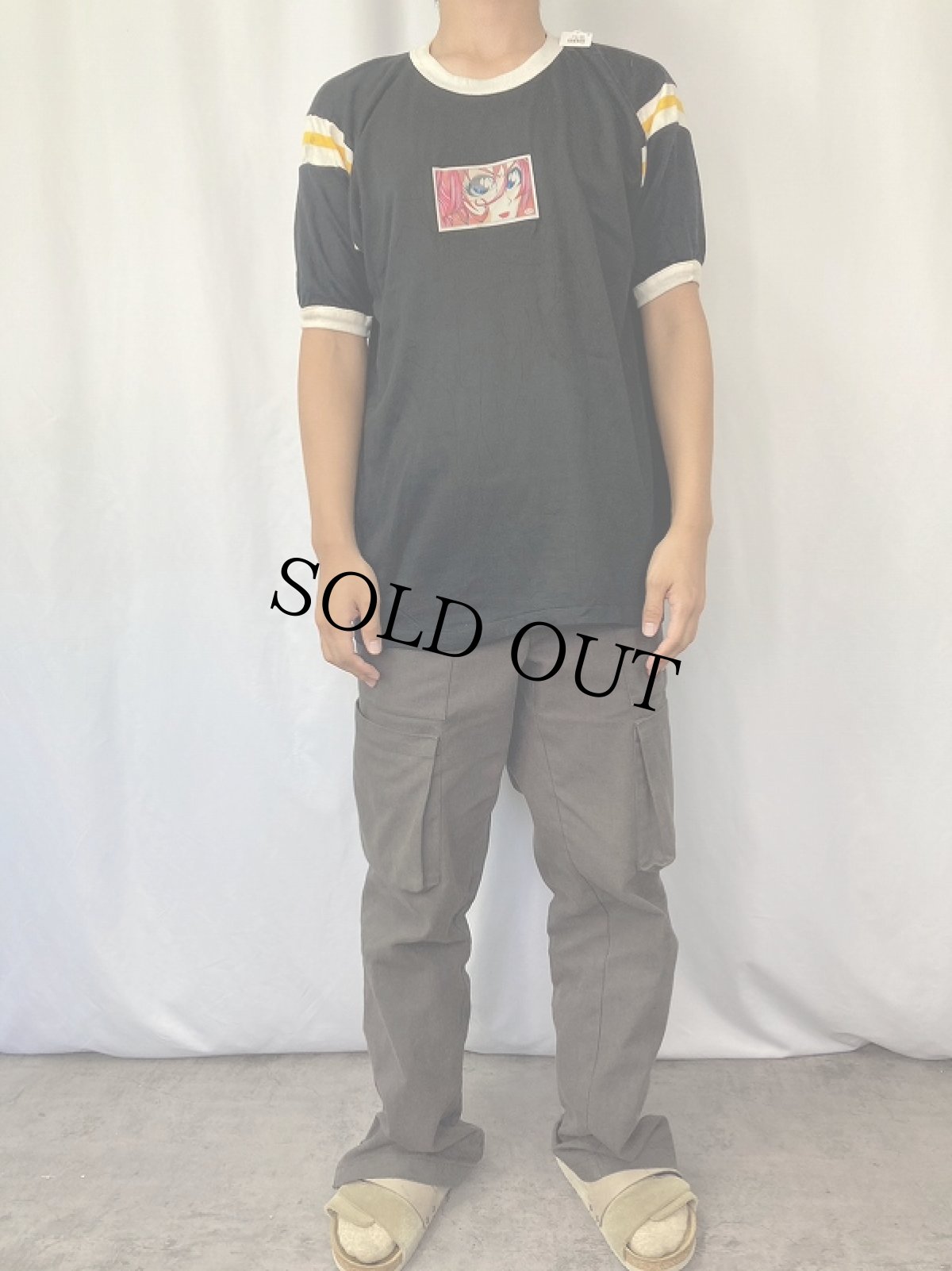 画像2: 90's PIGPEN レンチュラ―ギミック付き レイブブランドTシャツ XL (2)