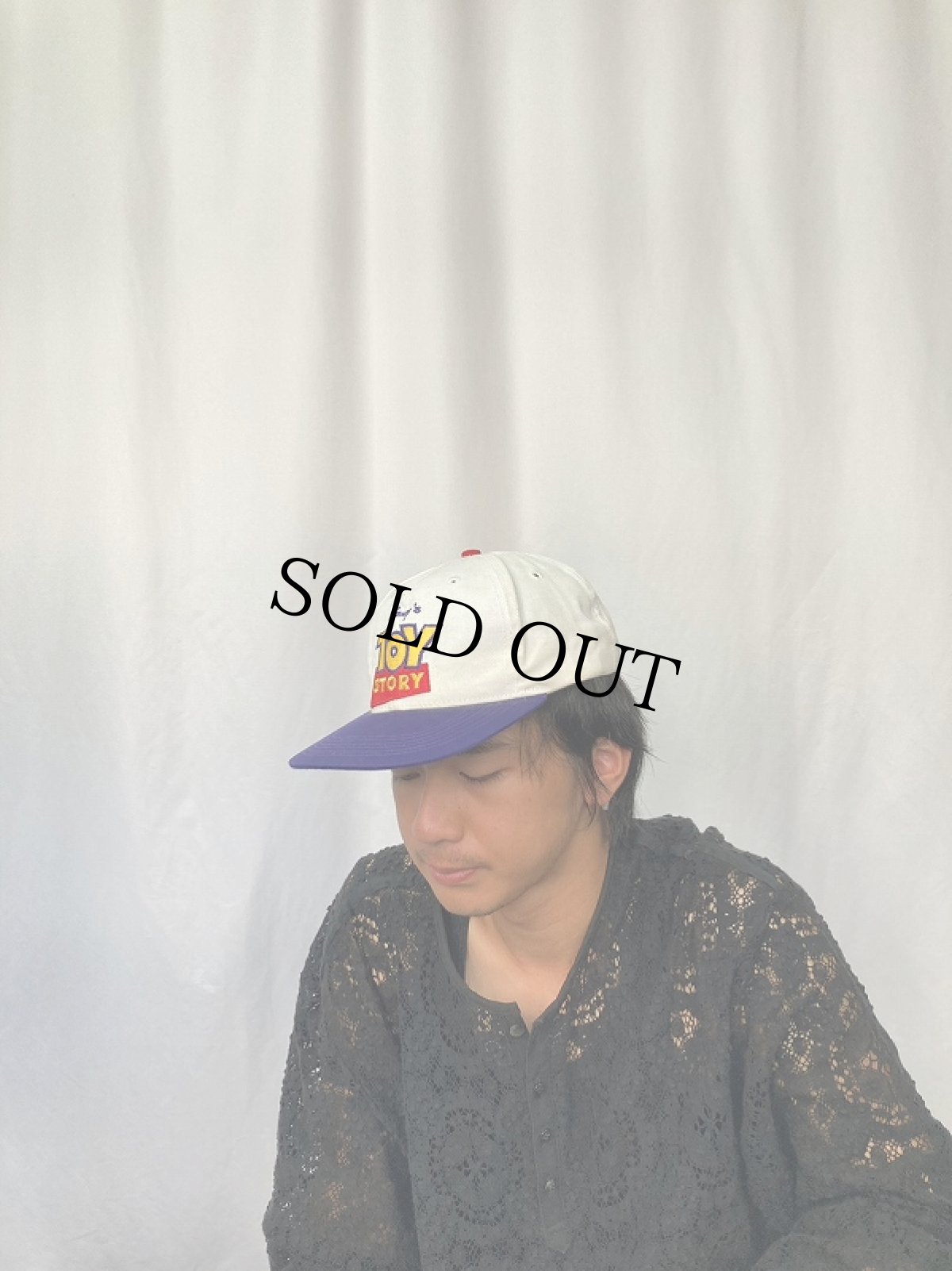 画像2: 90's Disney TOY STORY USA製 映画ロゴ刺繍 スナップバックキャップ ONESIZE (2)