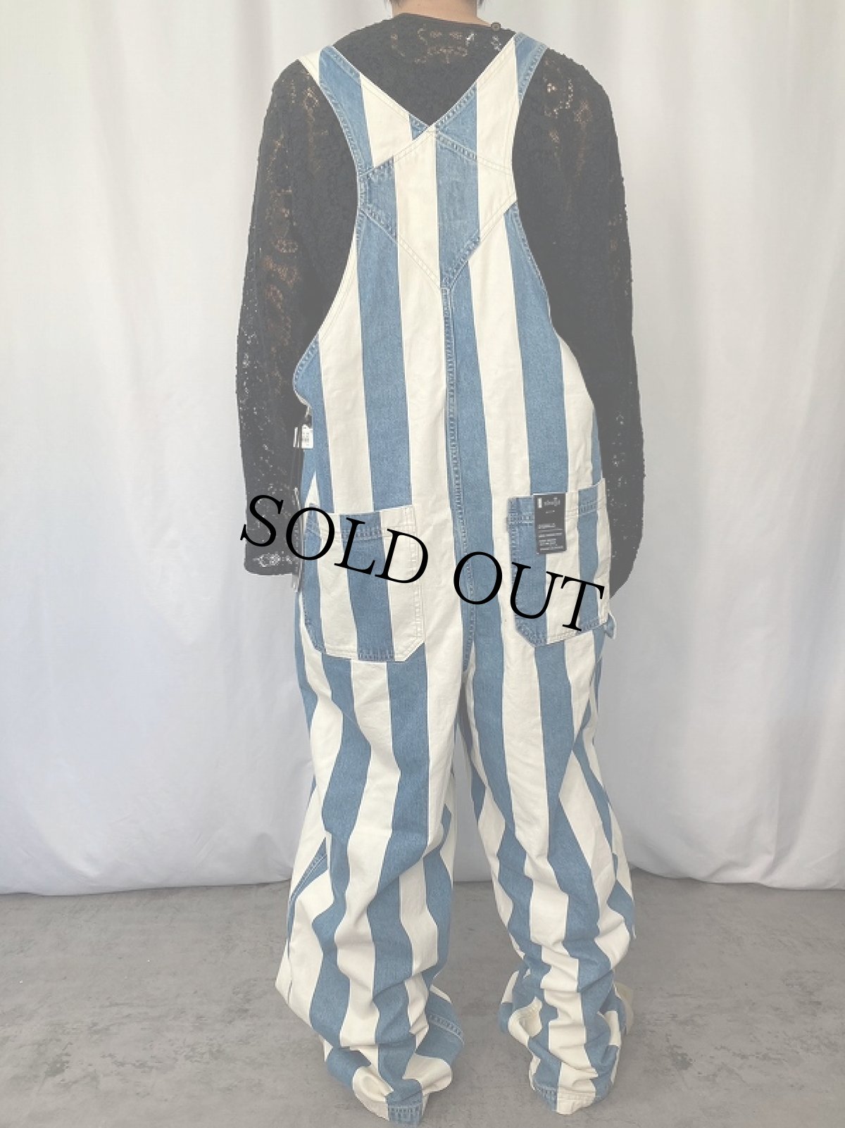 画像3: Levi's SILVER TAB ストライプ柄 オーバーオール タグ付き未使用 (3)