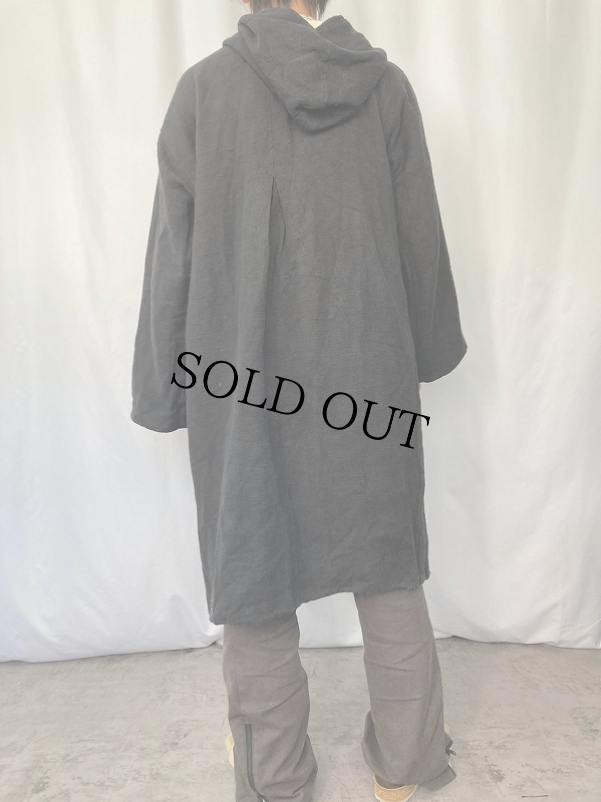 画像5: tribe NEPAL製 総柄デザイン リバーシブル フードコート S (5)