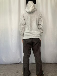 画像3: 80's Champion REVERSE WEAVE USA製 "LOYOLA" 染み込みプリント スウェットフーディー M (3)