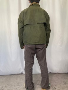 画像3: 80's L.L.Bean SCOTLAND製 ハーフムーン オイルドフィッシングジャケット LARGE REG (3)